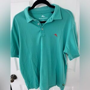 Tommy Bahama Green Polo Shirt Classic Style